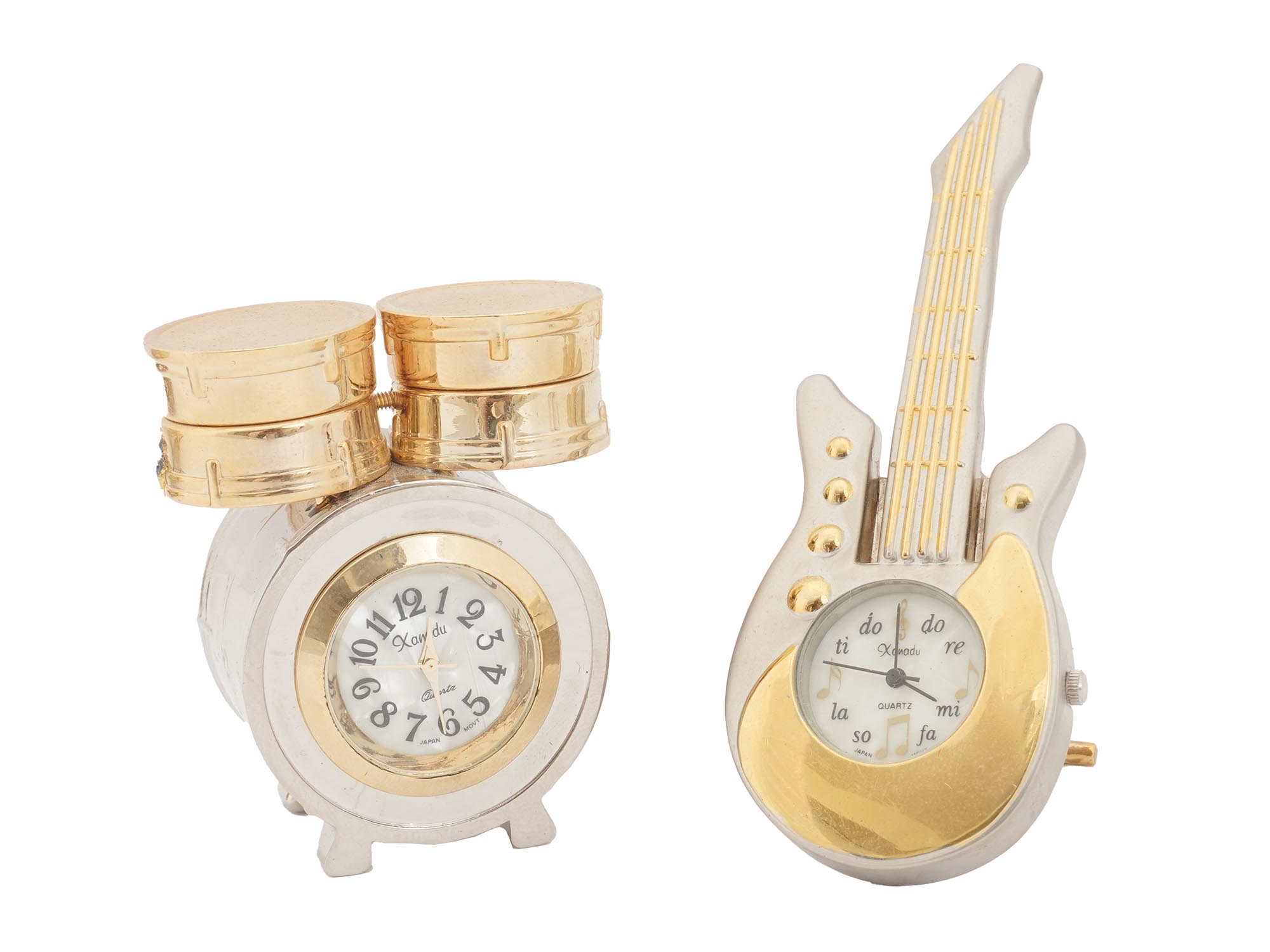 LAURIER AND XANADU FIGURATIVE NOVELTY DESK CLOCKS PIC-1